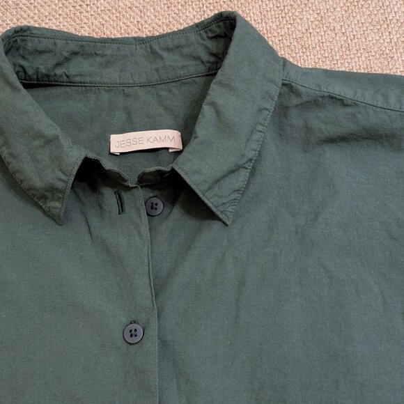 Jesse Kamm Alberta Shirt in Forest Green - Picture 4 of 6